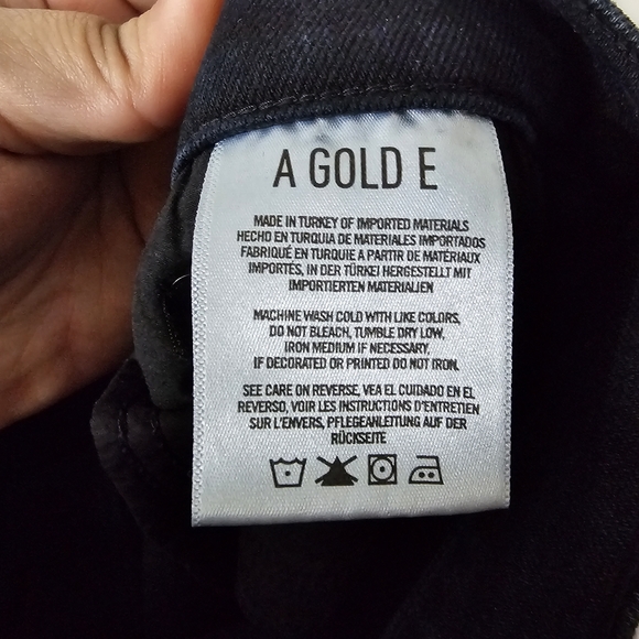 AGOLDE Sophie High Rise Dark Wash Skinny Jeans - Picture 6 of 11